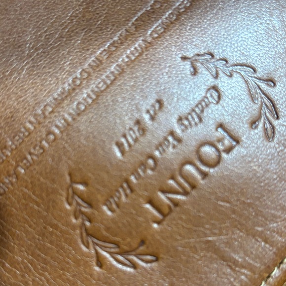 Beautiful Fount leather tote - RARE large size - Picture 5 of 11